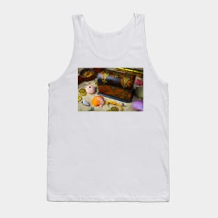 Pirate Chest And Seashells Tank Top